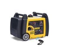 Champion Power Equipment Mobile Generator Petrol (3100 watt, con telecomando, inverter portatile, generatore, estremamente silenzioso, con maniglia integrata e set di ruote, ideale per esterni + campeggio) 73001i-P-EU
