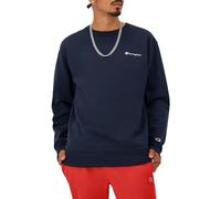 Champion Powerblend Crew Felpa, Blu Navy-Left Chest Script, M Uomo