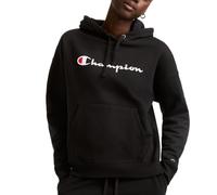 Champion Powerblend-Felpa con Cappuccio con Stampa Serigrafica, Script Black, M Donna
