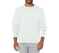Champion Powerblend-Felpa Maglia, Bianco (White), L Uomo