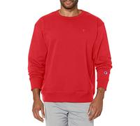 Champion Powerblend-Felpa Maglia, Rosso (Team Red Scarlet), L Uomo