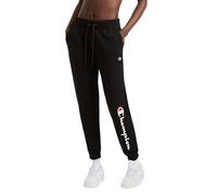 Champion, Powerblend, Fleece Joggers, Comfortable Pants for Women, 29" (Plus Size Available) Pantaloni, Carattere Nero, S Donna