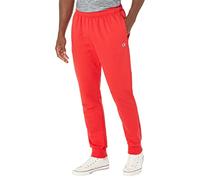 Champion Powerblend-Pantaloni da Jogging da Uomo in Stile retrò Tuta, Logo Scarlet-C Patch, M