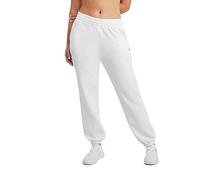 Champion Powerblend Pantaloni della Tuta, Bianco, L Donna