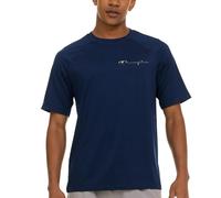 Champion Rash Guard - Camicia da nuoto da uomo, a maniche corte, protezione UV UPF+ 50, protezione UV SPF ad asciugatura rapida, Navy, Medium