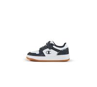 Champion RD18 2.0 B PS Low Sneakers, Bianco/Blu Marino/Marrone Chiaro (WW010), EU28 Bambini e Ragazzi-FW24