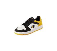 Champion Rd18 2.0 Low, Scarpe da Ginnastica Uomo, Bianco Nero Giallo Ww013, 44 EU