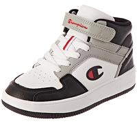 Champion RD18 2.0 Mid B GS Sneakers, Bianco/Grigio/Nero (WW014), EU37.5 Bambini e Ragazzi