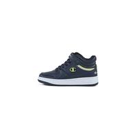 Champion RD18 B PS Mid, Sneakers, Blu Marino/Limone/Grigio (BS507), 30 EU