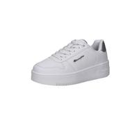 Champion RD18 Plat Chromo W Low, Sneakers Donna, Bianco/Argento (WW015), 41 EU