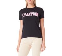 Champion Rochester 1919-C-Campus Logo Crewneck S-S T-Shirt, Nero, M Donna