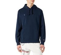 Champion Rochester 1919 Champion Logo Felpa con cappuccio, Blu Marino (Eco-future), L Uomo
