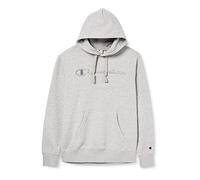 Champion Rochester 1919 Champion Logo Felpa con cappuccio, Grigio Melange (Nogm), M Uomo