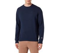 Champion Rochester 1919 Logo - C-Logo Heavy Poly-Fleece Crewneck Felpa, Blu Notte, M Uomo FW23