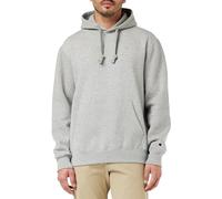 Champion Rochester 1919 Logo - C-Logo Heavy Powerblend Fleece Felpa con Cappuccio, Grigio Melange Oxford, S Uomo FW23