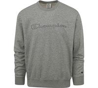 Champion Rochester 1919 Logo Crewneck Felpa, Grigio Melange (Nogm), XXL Uomo