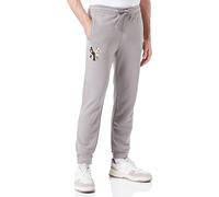 Champion Rochester 1919 Mlb Elastic Cuff Pantaloni da tuta, Grigio (Cdb), L Uomo