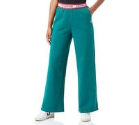 Champion Rochester 1919 Rochester 1919 Bookstore W - Heavy Powerblend Fleece High-Waist Relaxed Wide Leg Pantaloni da Tuta, Verde AVT, Donna FW23