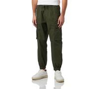 Champion Rochester 1919 Rochester Pant Woven Ribstop Cargo Cargo, Verde Foresta, XL Uomo
