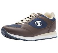 Champion RR Champ II Mix Material, Sneakers Uomo, Blu Marino/Marrone/off White (BS502), 44 EU