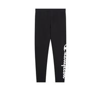 Champion Script Shop - Leggings Corti da Donna, in Lycra di Cotone, Colore: Blu Navy