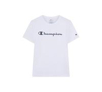 Champion Script Shop - Maglietta a Maniche Corte da Donna, Colore: Blu Navy