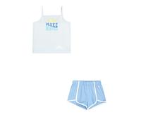 Champion Set canotta da ragazza Legacy Graphic, Blu (BS187), 15-16 Years