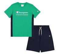 Champion Legacy Boy-Graphic Crewneck Set with Large Logo, Verde (GS130), 15-16 Years Bambini e Ragazzi