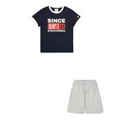 Champion Set girocollo da bambino Legacy Graphic con stampa grande, Blu (BS501), 13-14 Years