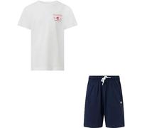 Champion Set grafico da ragazzo con logo, bianco (WW001), XL