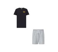 Champion Set grafico da ragazzo con logo, nero (KK001), S