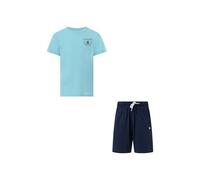 Champion Set grafico ragazzo con logo, azzurro (BS226), L