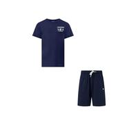 Champion Set grafico ragazzo con logo, blu (BS561), XL