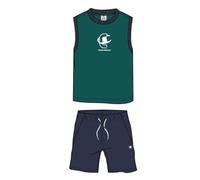 Champion Set grafico ragazzo con logo, verde (GS511), XL