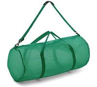 Champion Sports Borsone in rete con cerniera e tracolla regolabile, multiuso, 38,1 x 91,4 cm, borsa da palestra per attrezzature, attrezzatura sportiva, lavanderia, borsa da viaggio in rete