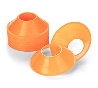 Champion Sports Mini Neon Campo Coni Arancione Fluo, Diametro 12,7 cm.