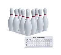 Champion Sports Plastic Bowling Pins: ponderata Set per Allenamento e Giochi per Bambini