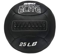 Champion Sports PRX25 Rhino Promax Elite Slam Balls, 11,3 kg, Soft Shell con impugnatura antiscivolo, palla medica da parete per esercizi di sollevamento pesi, pliometria, cross training e palestra a