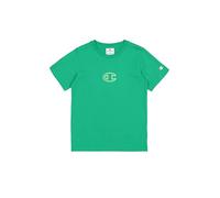 Champion SS Tee, T-Shirt Bambini e Ragazzi, Green (Gs130), 7-8 Anni