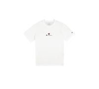 Champion SS Tee, T-Shirt Uomo, Bianco (Ww001), M