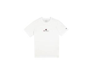Champion SS Tee, T-Shirt Uomo, Bianco (Ww001), S