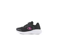 Champion Syphon Engage Mesh G PS Low, Sneakers Bambina, Nero/Fucsia (KK004), 32 EU