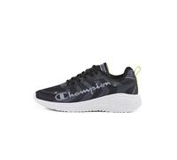 Champion Syphon Script Low, Sneakers Uomo, Nero/Limone (KK003), 42 EU