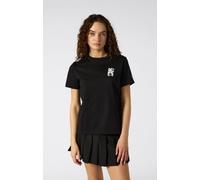 Champion T-Shirt C-Table grafica Nera da Donna XS Nero
