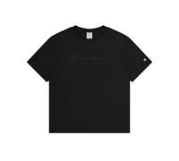 Champion Legacy Icons Tonal Logo W-Relaxed S/S Crewneck T-Shirt, Nero, S Donna