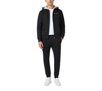 Champion - Tuta con Cappuccio Full Zip da Uomo con Interno Felpato, Nero Nero