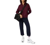 Champion Tuta da Donna Full Zip con Interno Felpato Standard Fit Bordeaux Taglia XL Codice 118291-RS522 Rosso