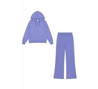 Champion Tuta da Donna in Cotone Garzato da Donna, 117877 (IT, Testo, XL, Regular, Regular, Bluesteel)