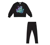 Champion Tuta da Ragazza Legacy Script Nera Taglia 11-12 A Codice 405043-KK001 Nero