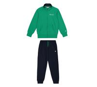 Champion Legacy Boy-Graphic Full Zip Sweatsuit Tuta da Allenamento, Green (GS130), 3-4 Years Bambini e Ragazzi